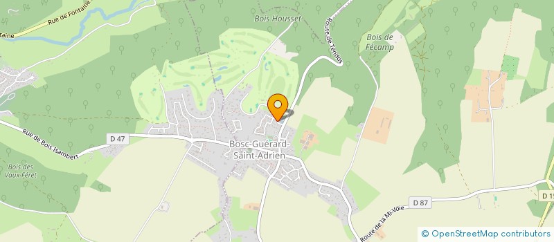 localisation de l'entreprise VOLANTIS DRONES  BOSC-GUERARD-SAINT-ADRIEN