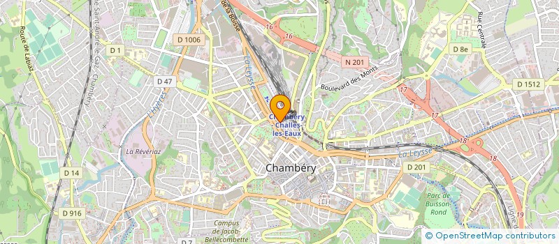localisation de l'entreprise VOLAZUR à CHAMBERY