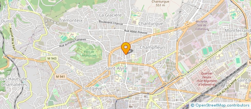 localisation de l'entreprise VOLC'ENVOL  CLERMONT-FERRAND
