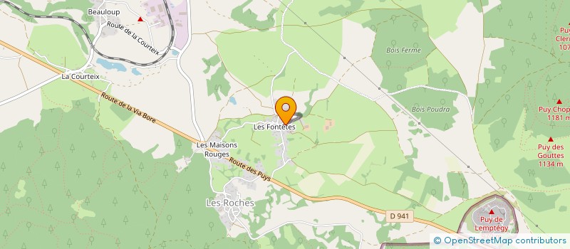 localisation de l'entreprise VOLCA CONTROLE  SAINT-OURS