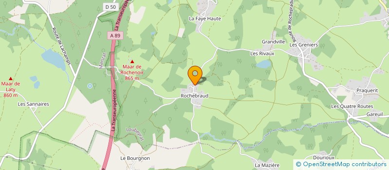 localisation de l'entreprise VOLCA ELEC  MANZAT