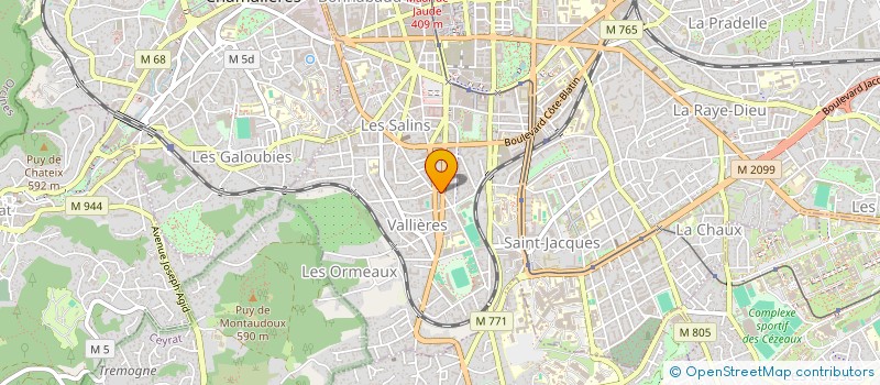 localisation de l'entreprise VOLCAN & CO  CLERMONT-FERRAND