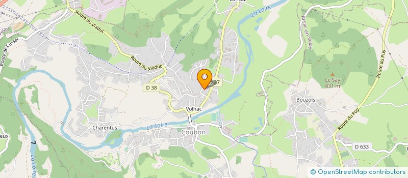 localisation de l'entreprise VOLCAN DANCE COMPANY  COUBON