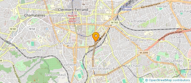 localisation de l'entreprise VOLCAN ENERGIE  CLERMONT-FERRAND