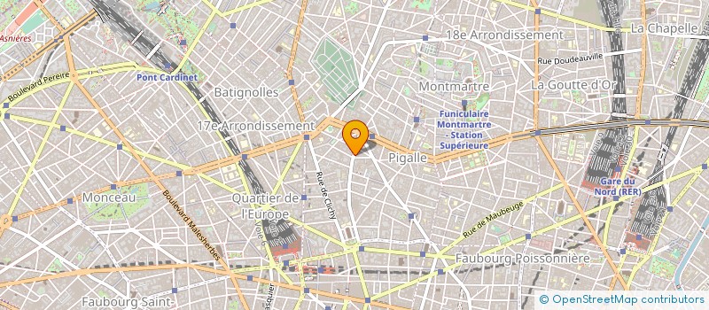localisation de l'entreprise VOLCAN METAL à PARIS