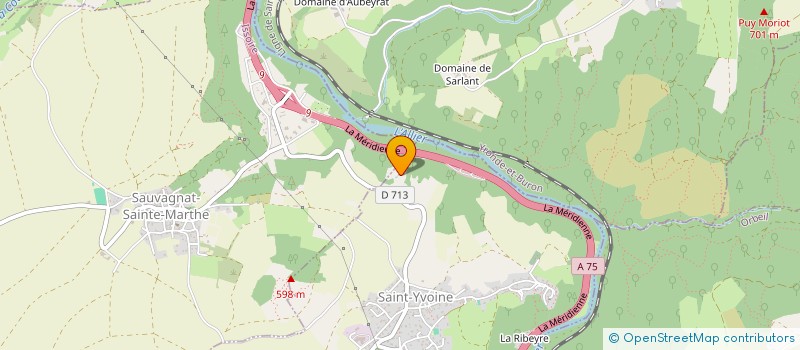 localisation de l'entreprise VOLCANE  SAINT-YVOINE