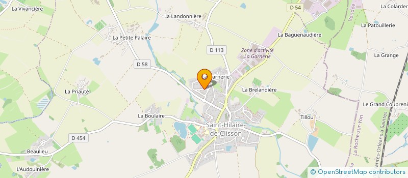 localisation de l'entreprise VOLCANIS  SAINT-HILAIRE-DE-CLISSON