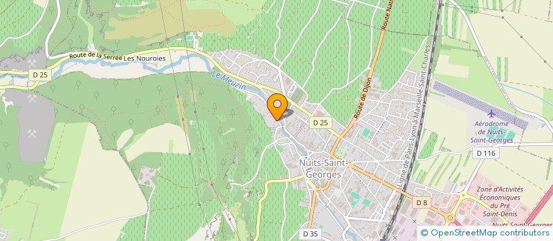 localisation de l'entreprise VOLCANO DE CHARMOIS à NUITS-SAINT-GEORGES