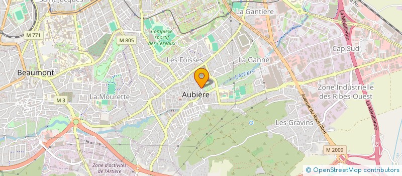 localisation de l'entreprise VOLCANS CONSTRUCTIONS à AUBIERE
