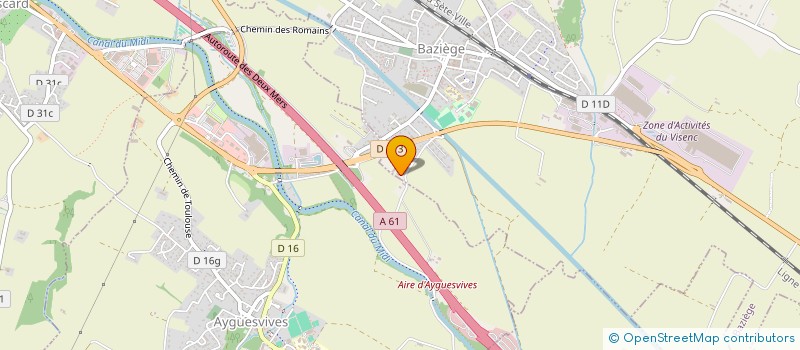 localisation de l'entreprise VOLDIS  BAZIEGE