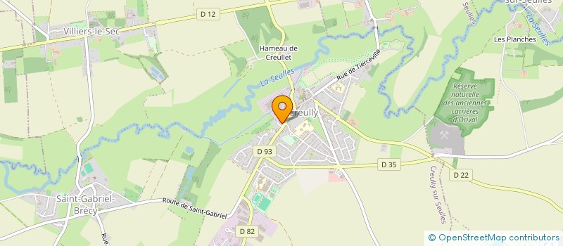 localisation de l'entreprise VOLE PETIT PAPILLON à CREULLY SUR SEULLES