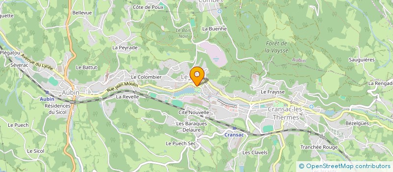 localisation de l'entreprise VOLEDA IMMO  AUBIN