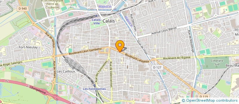 localisation de l'entreprise VOLEMUS  CALAIS