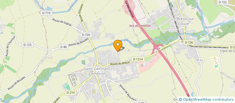 localisation de l'entreprise VOLER AVEC LUI  SAINT-GERMAIN-LEMBRON