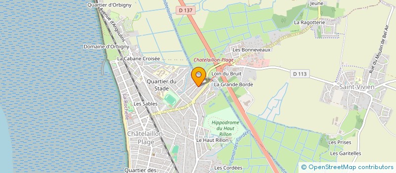 localisation de l'entreprise VOLET CONFORT à CHATELAILLON-PLAGE