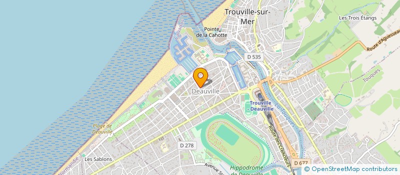 localisation de l'entreprise VOLET PAYS D'AUGE à DEAUVILLE