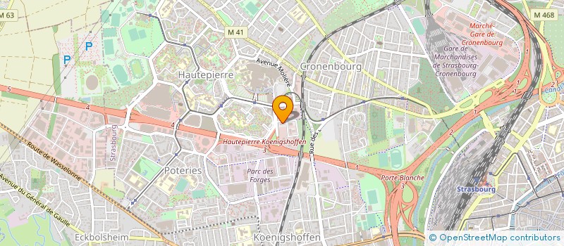 localisation de l'entreprise VOLET PRO à STRASBOURG