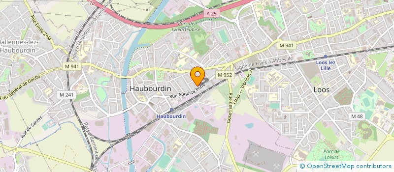 localisation de l'entreprise VOLETS HAUBOURDINOIS SARL à HAUBOURDIN