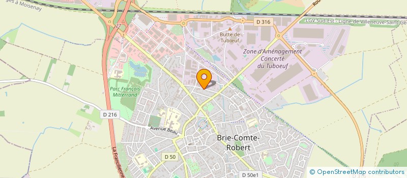 localisation de l'entreprise VOLETS ROULANTS WQ  BRIE-COMTE-ROBERT
