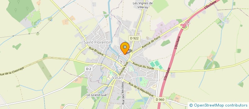localisation de l'entreprise VOLETS SERVICES INDRE à VATAN