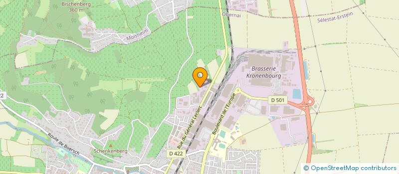 localisation de l'entreprise VOLETS SERVICES KISSENBERGER SARL à OBERNAI