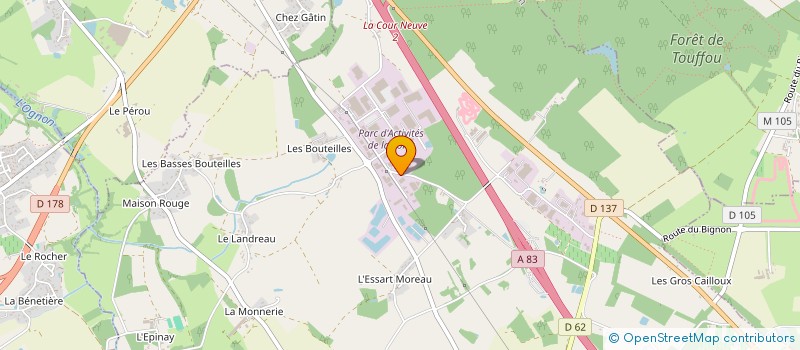 localisation de l'entreprise VOLETS SERVICES NANTES à LE BIGNON