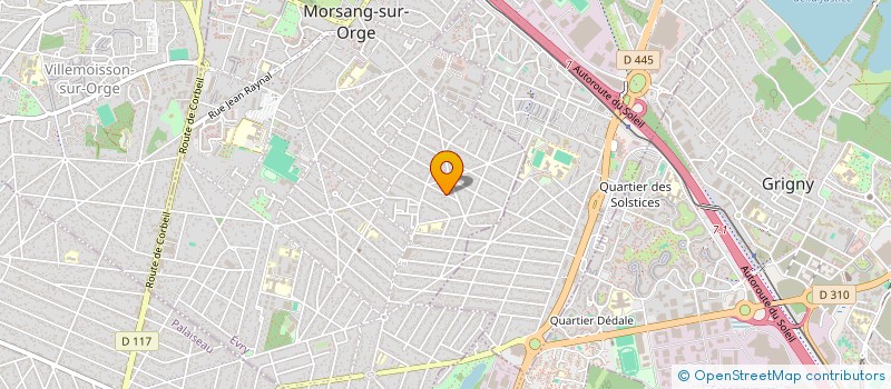 localisation de l'entreprise VOLETSTORE91 à MORSANG-SUR-ORGE