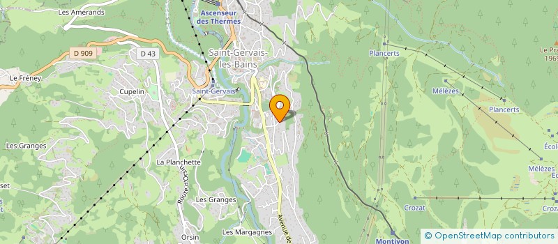 localisation de l'entreprise VOLEVO  SAINT-GERVAIS-LES-BAINS