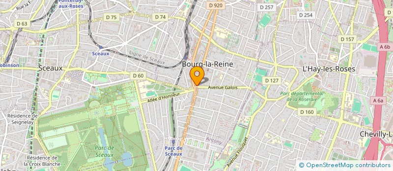 localisation de l'entreprise VOLFO BLR à BOURG-LA-REINE