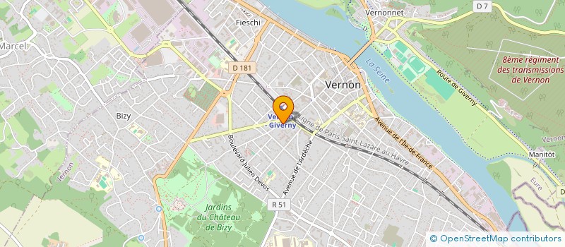 localisation de l'entreprise VOLFONI  VERNON