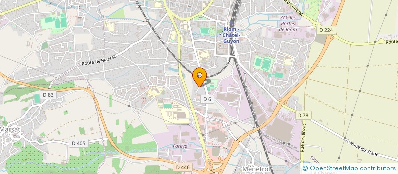 localisation de l'entreprise VOLFONI  RIOM