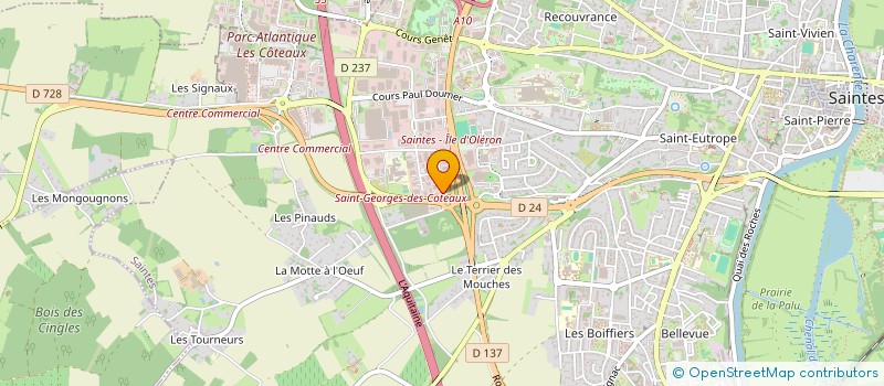 localisation de l'entreprise VOLFONI ET NAUDIN  SAINTES