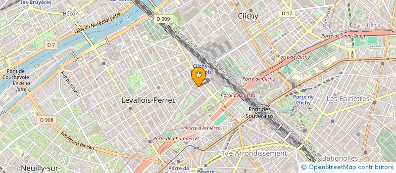 localisation de l'entreprise VOLFONI EXPLOITATION à LEVALLOIS-PERRET