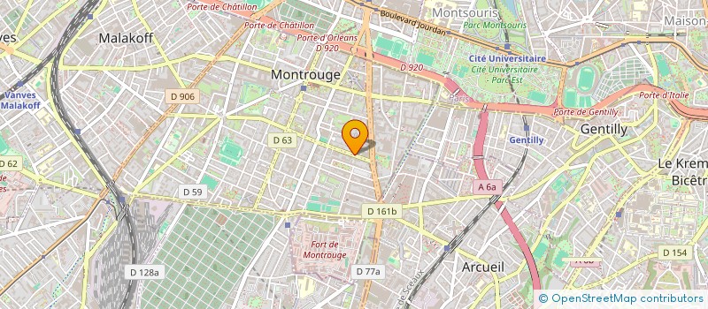 localisation de l'entreprise VOLFONI SANTE  MONTROUGE