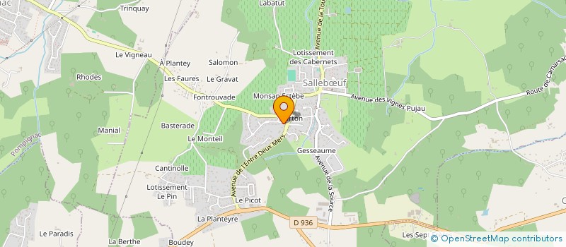 localisation de l'entreprise VOLGA 1  SALLEBUF