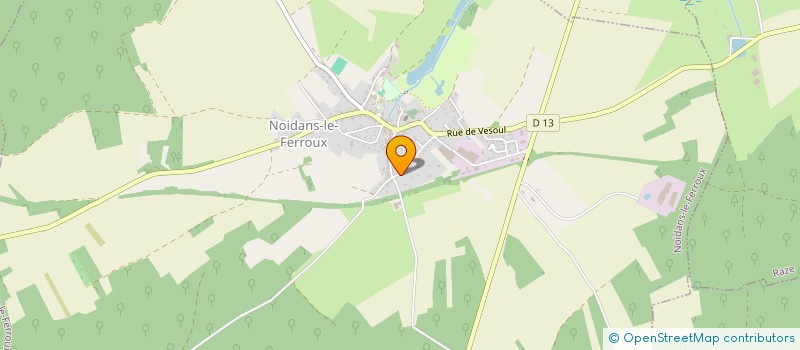 localisation de l'entreprise VOLGA  VELLEXON-QUEUTREY-ET-VAUDEY