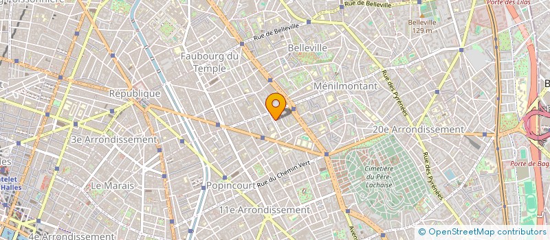 localisation de l'entreprise VOLICA D.  PARIS