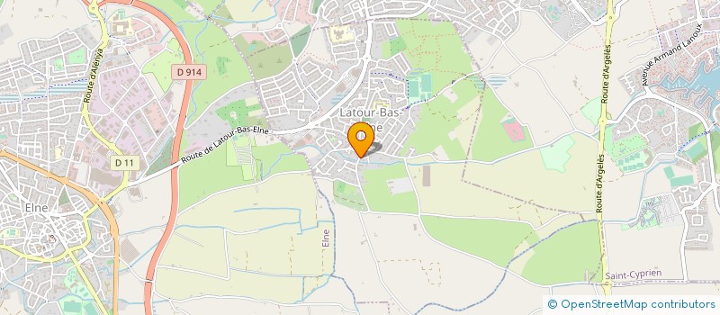 localisation de l'entreprise VOLICIO  LATOUR-BAS-ELNE