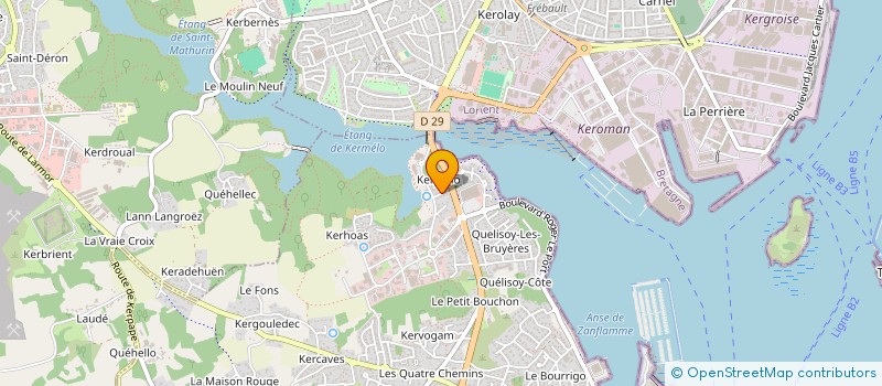 localisation de l'entreprise VOLIER à LARMOR-PLAGE