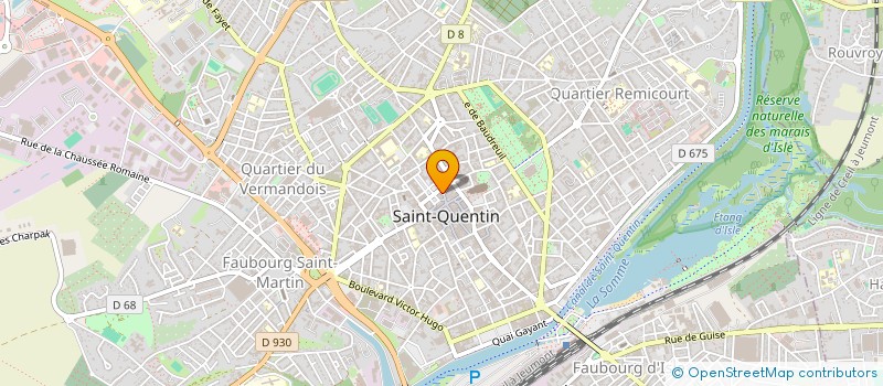 localisation de l'entreprise VOLIMER à SAINT-QUENTIN