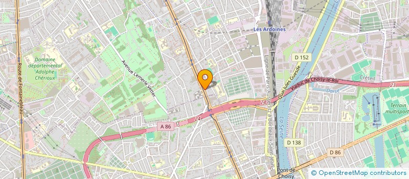 localisation de l'entreprise VOLIMEXCO à VITRY-SUR-SEINE