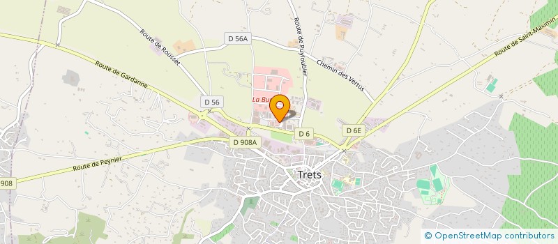 localisation de l'entreprise VOLIS à TRETS