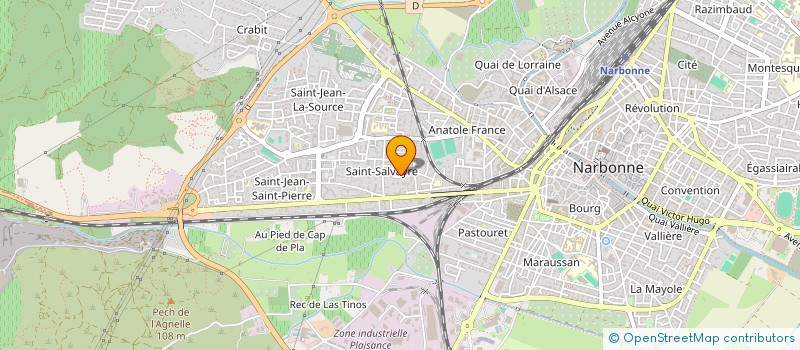 localisation de l'entreprise VOLKAN  NARBONNE