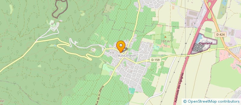 localisation de l'entreprise VOLKAN ELEC  KINTZHEIM