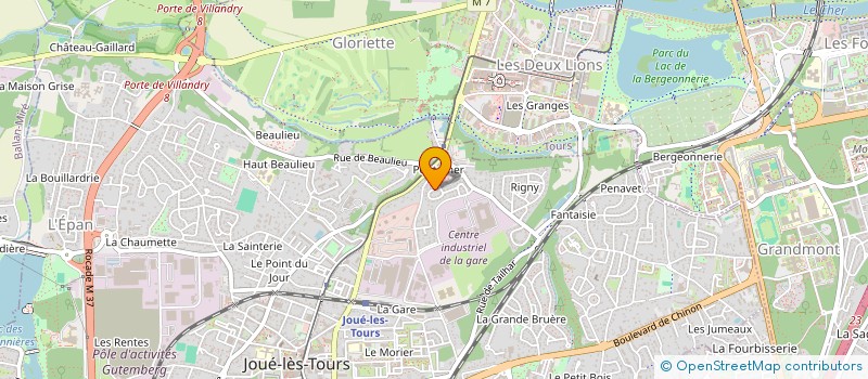 localisation de l'entreprise VOLKANIS IMMOBILIER  JOUE-LES-TOURS