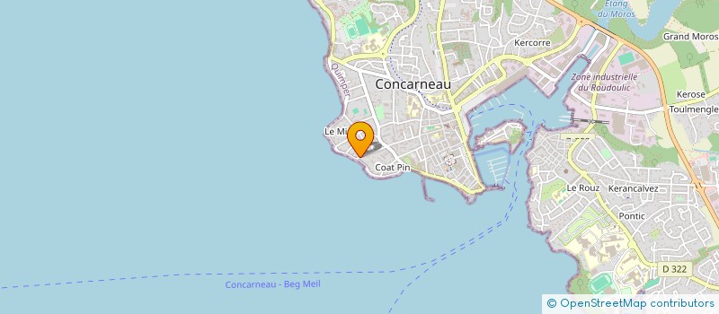 localisation de l'entreprise VOLKARA à CONCARNEAU