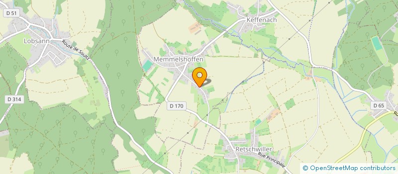 localisation de l'entreprise VOLL GAZ CONFETTIS  MEMMELSHOFFEN