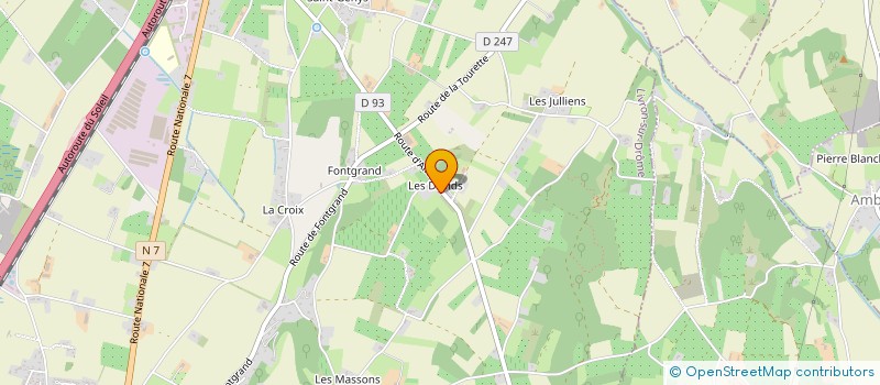 localisation de l'entreprise VOLLE AUTOMOBILE  LIVRON-SUR-DROME