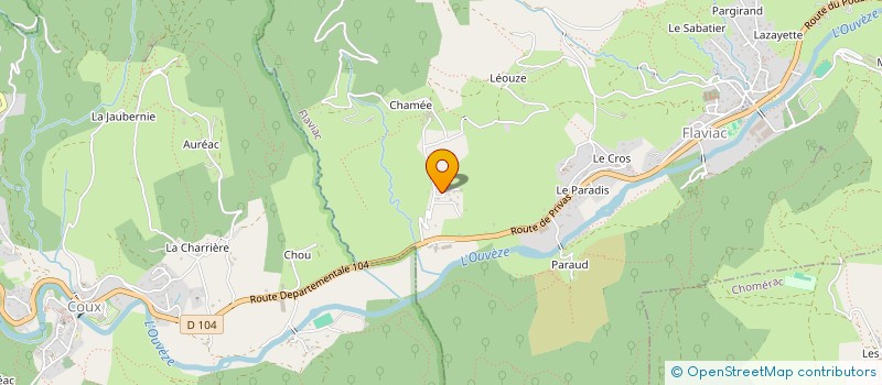 localisation de l'entreprise VOLLE IMMO  FLAVIAC