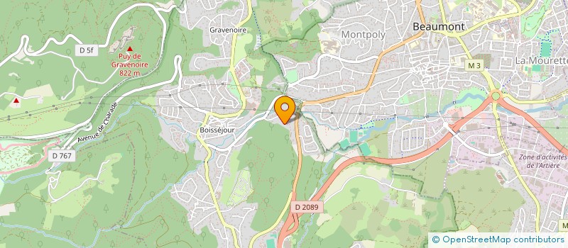 localisation de l'entreprise VOLLE MACIEJCZYK  CEYRAT